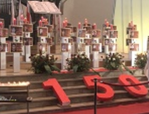 Herdenking van de martelaren van de opstand in Iran, in Centrale Kerk in Den Haag